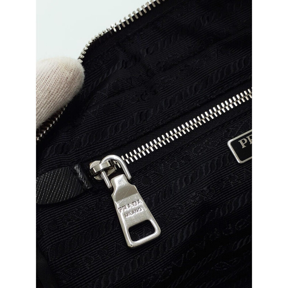 Prada Tessuto Impuntu Quilted Crossbody Bag black - Picture 4 of 9